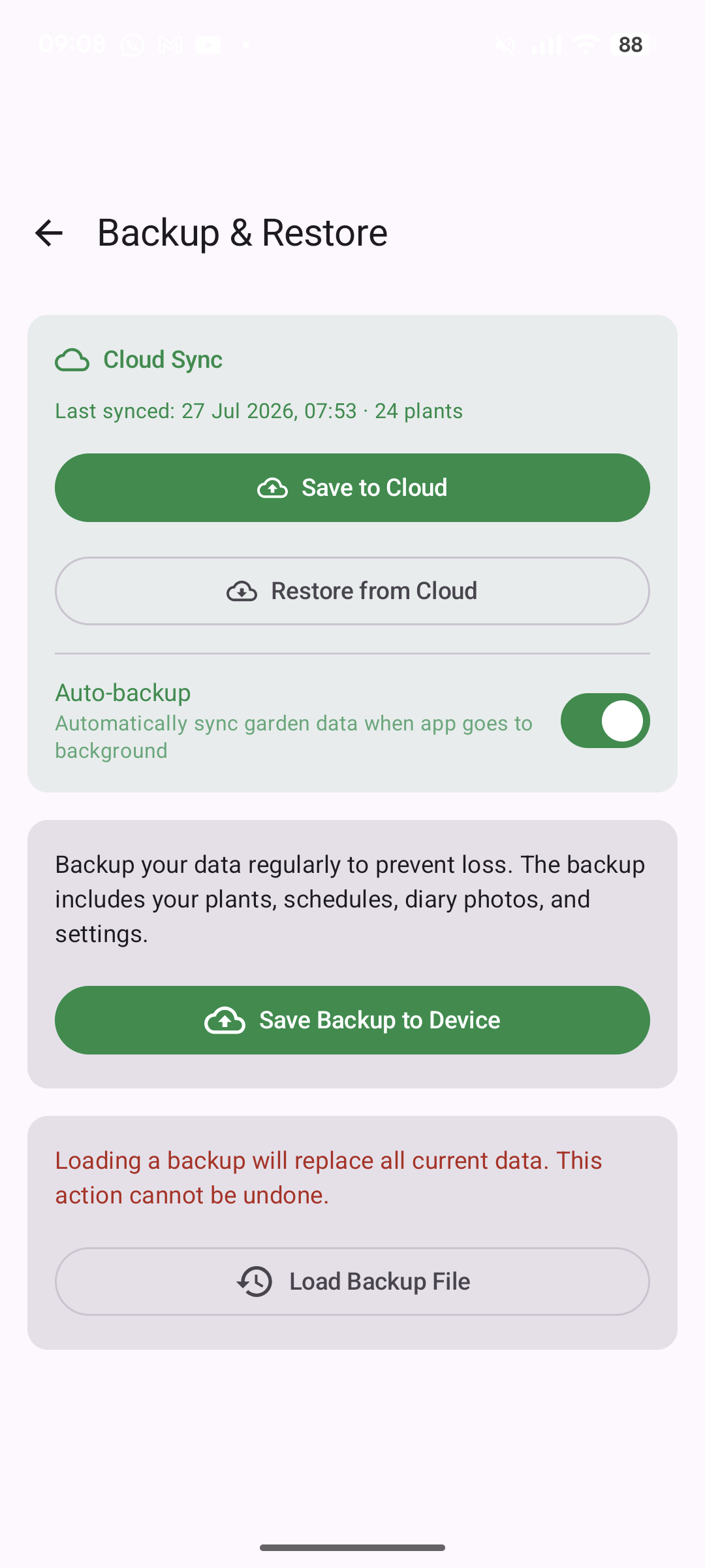 Backup